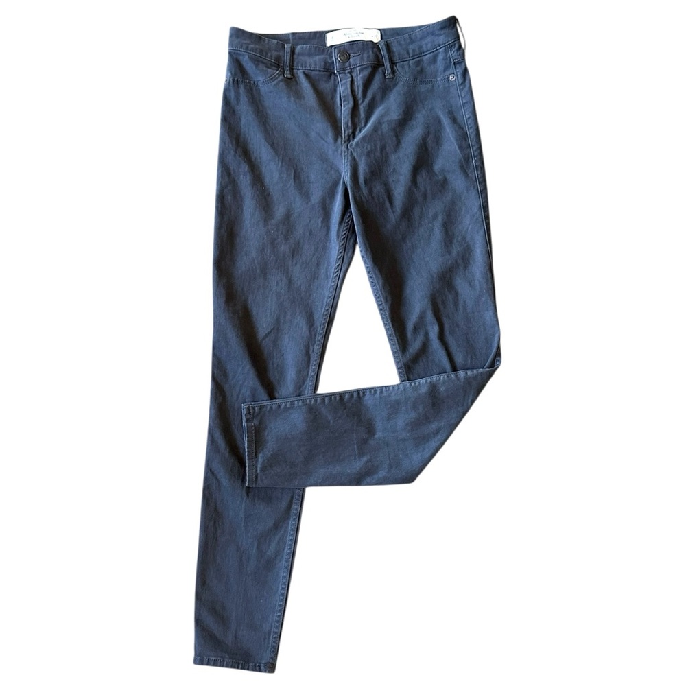 ABERCROMBIE & FITCH dark gray stretch skinny jeans size 4/27